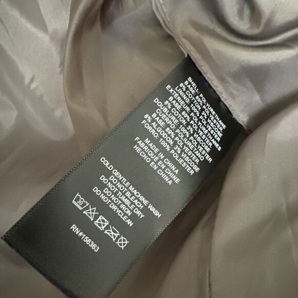 Faux Leather Jacket Gray Women’s Size M Zippers Rori Gilmore - Picture 12 of 12